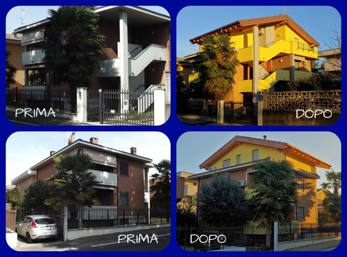RECUPERO SOTTOTETTO SARONNO - confronto fra prima e dopo l'intervento