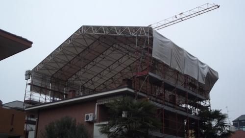 RECUPERO SOTTOTETTO SARONNO - copertura struttura
