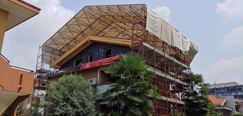 RECUPERO SOTTOTETTO SARONNO - posa cappotto esterno