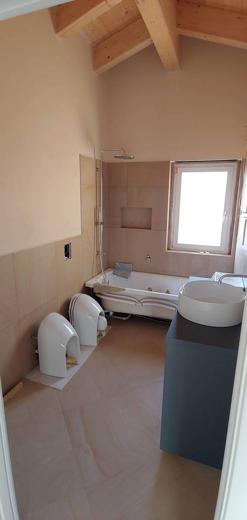 RECUPERO SOTTOTETTO SARONNO - installazione sanitari
