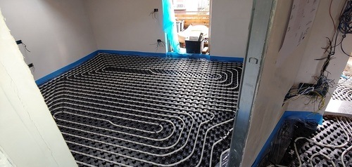 RECUPERO SOTTOTETTO SARONNO - posa riscaldamento a pavimento