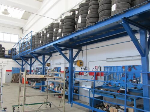  - soppalco industriale in acciaio