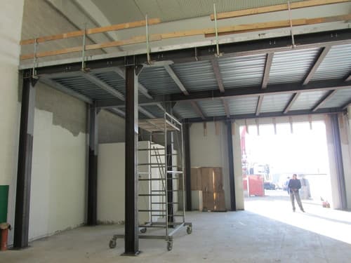  - soppalco uffici in acciaio
