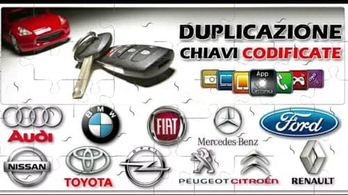 Duplicazione e riparazione chiavi codificate per auto, moto e furgoni