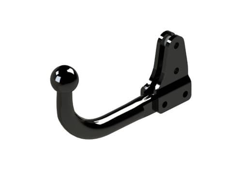 MODELLO FISSO - Portabici da gancio traino 2 posti tipo reclinabile con portata max 60 kg per due bici elettriche.