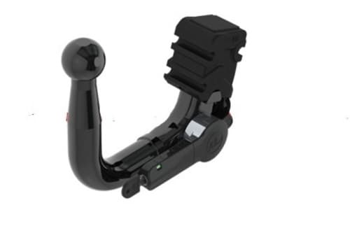 MODELLO VERTICALE - Portabici da gancio traino 2 posti tipo reclinabile con portata max 60 kg per due bici elettriche.