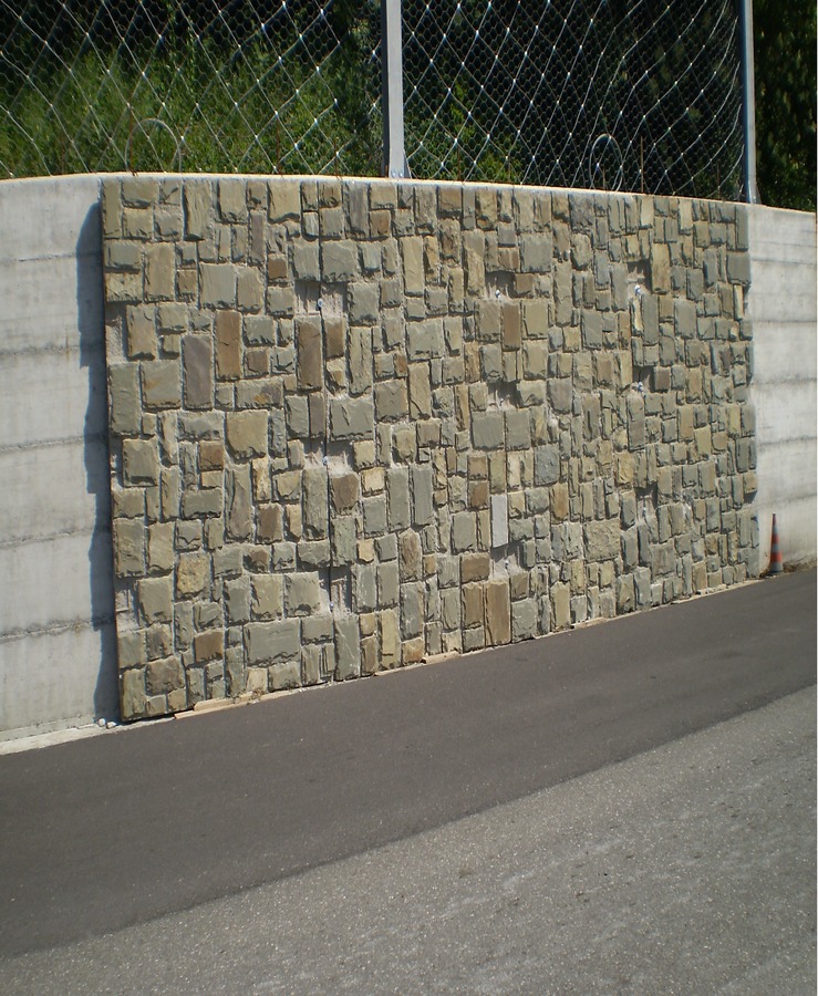 Rivestimento muro esistente