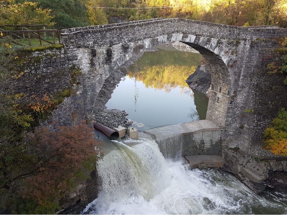 Rifacimento briglia torrente