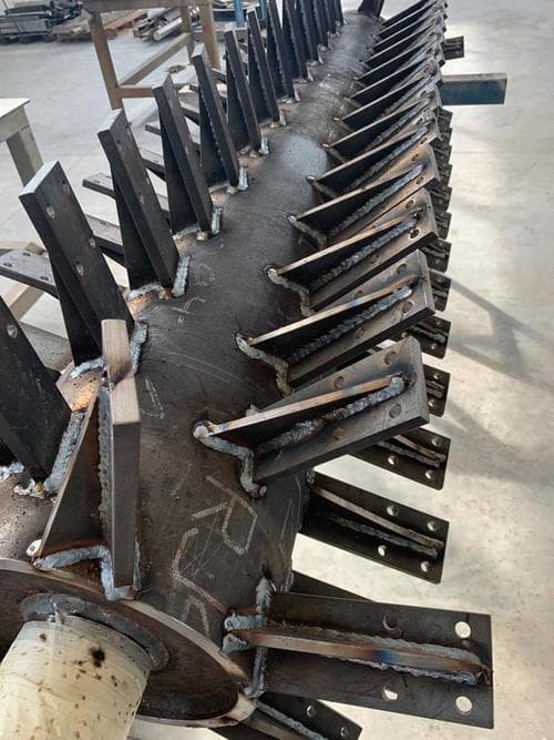 riporto rotore trituratore