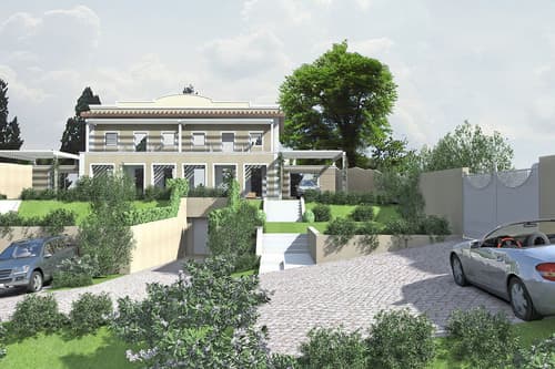 RENDERING VILLA BIFAMILIARE MONTENERO