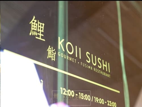 KOII SUSHI presso TO DREAM - Realizzazione della totalità del ristorante: dal progetto all' apertura.