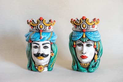 Figura illustrativa Ceramiche Artistiche di Caltagirone