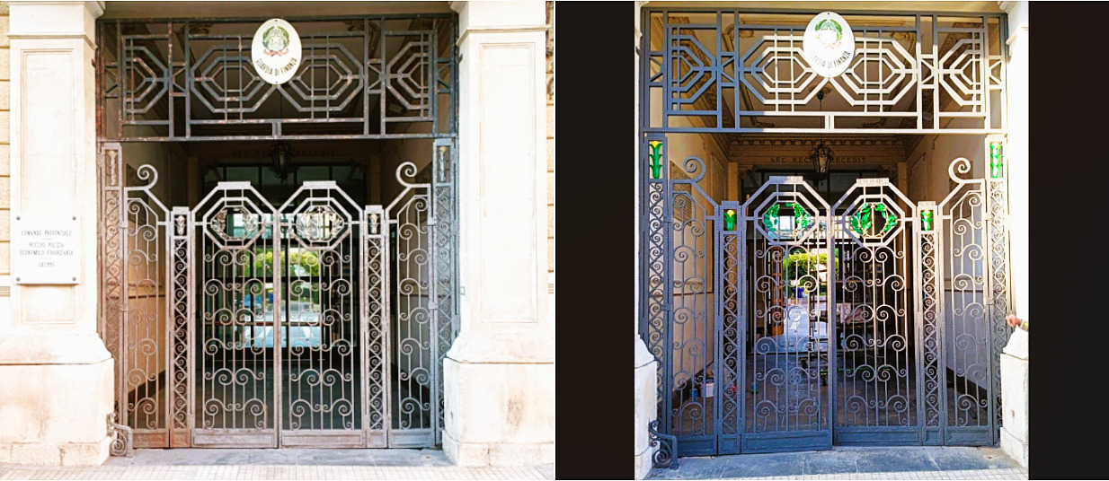  - Sabbiatura Cancello Sede Guardia di Finanza Siracusa (Sr) 