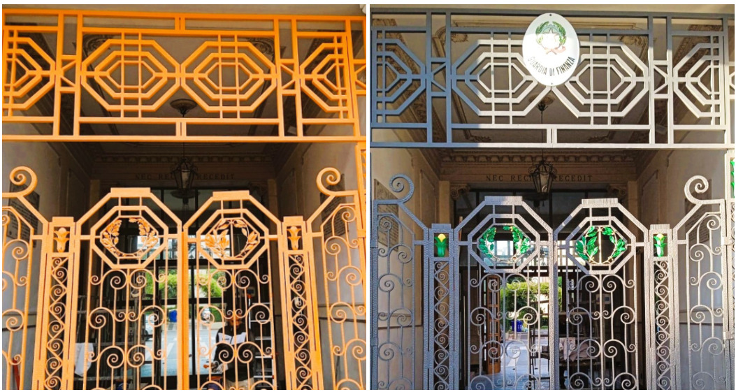  - Sabbiatura Cancello Sede Guardia di Finanza Siracusa (Sr) 