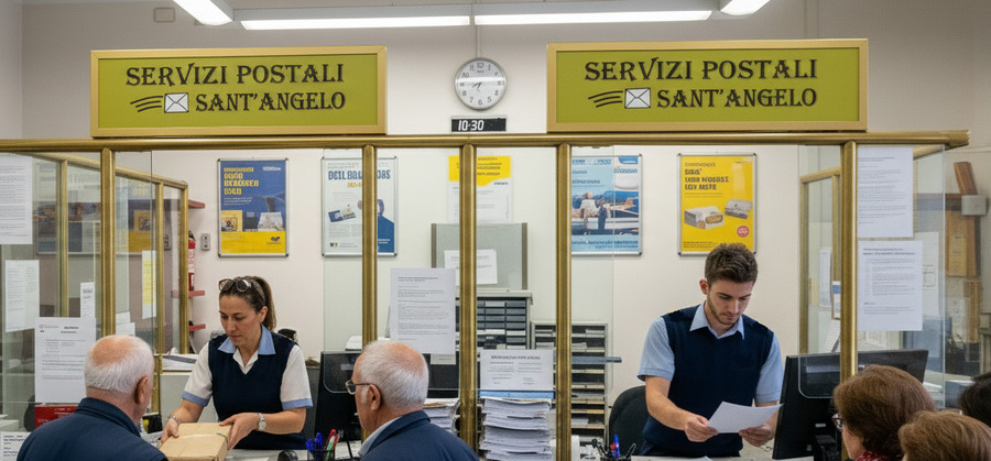 Figura illustrativa Servizi Postali Sant'Angelo