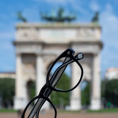 Figura illustrativa Vintage Occhiali