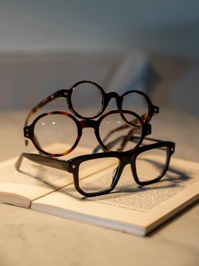 Figura illustrativa Vintage Occhiali