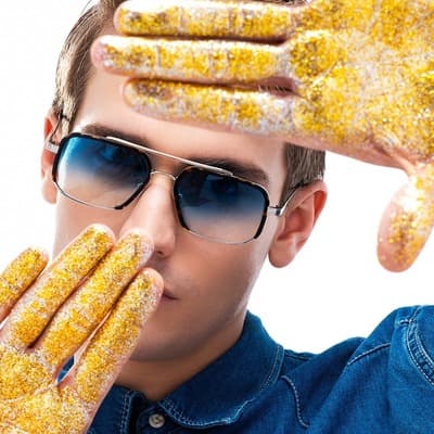 Figura illustrativa Vintage Occhiali