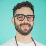 miniatura Vintage Occhiali Occhiali da Uomo